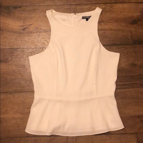 Express peplum tank top. Size S - Picture 1 of 4